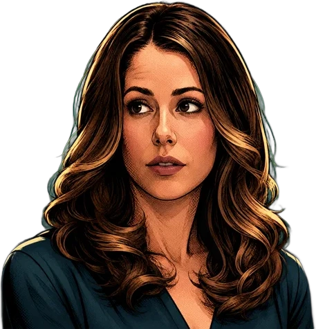 Comic portrait of Monica (CFO)